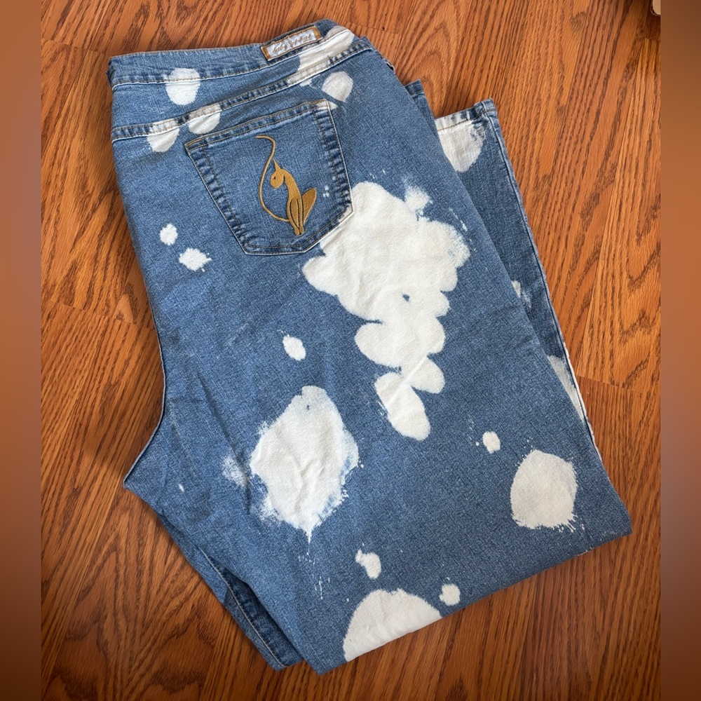 Y2K RARE BABY PHAT ACID WASH JEANS
